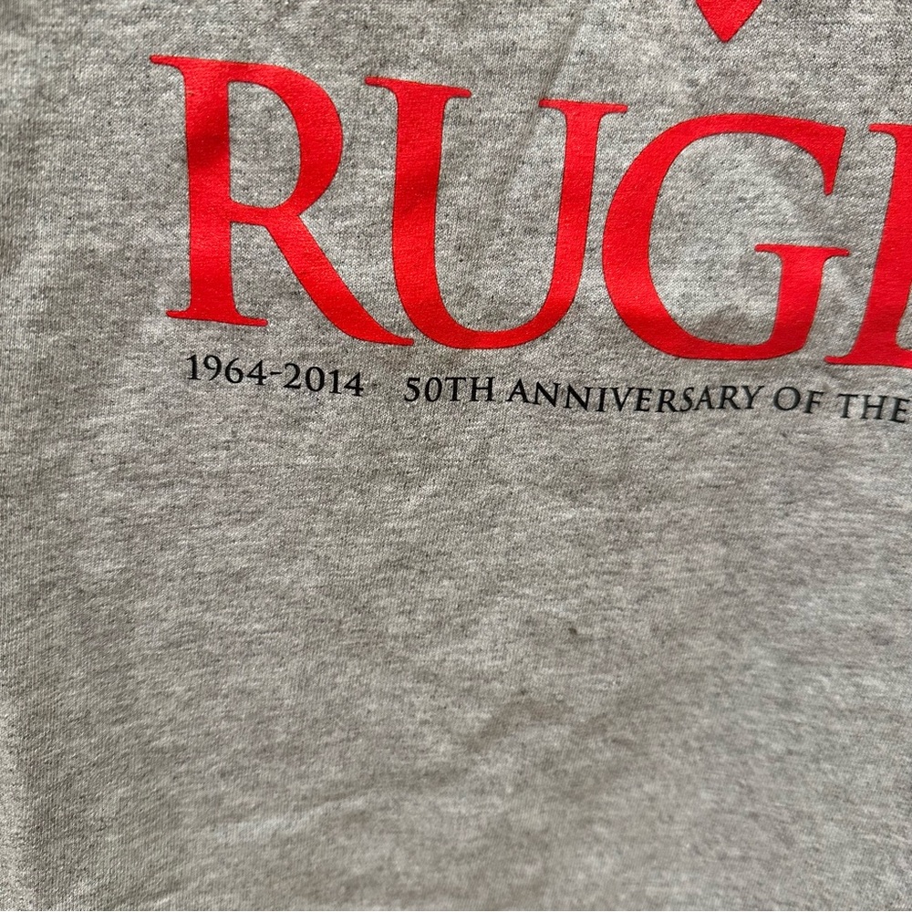 RUGER 50th Anniversary Tee by Hanes, Gray T-Shirt with Red Logo, Size Large - Picture 4 of 5